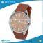 High quality big dial 3atm waterproof alloy case silicone thin watch