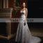  New Design princess wedding dress long train