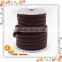 2016 New brand brown flat new real braided leather bracelet cord