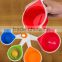 4 Piece Collapsible Silicone Measuring Cups Set