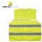 Fastening with Velcro Band High Visibility Vest