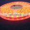 Orange smd 3528 strip led light 60leds dc12v ip65 waterproof silicon coating led strip light