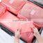 YIWU RODA 6 sets fashion atmosphere of nylon fabric foldable storage travel bag