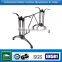 Metal Furniture Black Bistro Aluminum Table Base with power coated