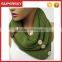 A-39 Leather Button Crochet Scarves Crochet Button Scarf With Leather Knitted Button Scarf