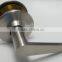 Hotel connecting door lever lock with single sided handle and blank plate