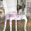 louis style white wood wedding chairs