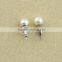 Top grade simple design magnetic pearl necklace sets with wholesale