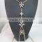 Europe and America Sexy Luxury Beach Bikini With Rhinestone Waist Belly Body Chian