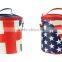 USA, UK, Brazil, Argentina national flag and animal printing lunch bag