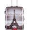 Eiffel Tower Printing Travel Trolley Luggage Mens Best Carry On Luggage PC+ABS                        
                                                Quality Choice