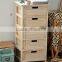Handmade furniture wooden cabinet with wood drawers