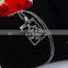 Fashion jewelry stainless steel pendant necklace with Sign Libra shape