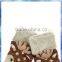 women Lurex knitted deer gloves & mittens for with fluffy cuffs