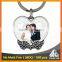 Free mould fee antique gold heart-shaped souvenir gifts keychain keyring