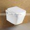 Wall Mounted Soft Closing Seat Cover WC Toilet