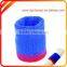 2015 customized blue and red sports cotton wristband &sweatband