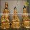 Maitreya Buddha casting bronze statue of the temple of the temple worship Buddha sculpture