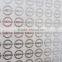 electroforming nickel sticker; Foil Self Adhesive Sticker