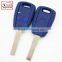 High Quatity Fiat Transponder chip key shell blue Car Key fiat universa key shell
