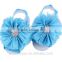 19 colors Baby Newborn Infant Socks Summer Sandals Flowers Feet Shoes Shabby Flowers baby barefoot sandals Barefoot Socks