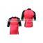 custom printed rash guard with high stretch lycra UV 50+ protection