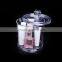 Cylinder Transparent Plastic Lipstick Makeup Brush Tools Storage Box Case Cosmetic Organizer