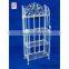 Metal triple tier display book shelf PF-B008