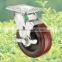 Heavy Duty PVC Wheel, Top Plate 125mm Fixed Industrial Caster