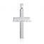 Fashion jewelry 316l stainless steel cross design pendant necklace for women men