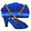 Genuine Pu leather italian designer shoes and bags in gold