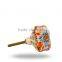 Ceramic Red Vector Square Knob