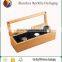 High Quality Low Price Wooden Watch Box Laser Cutting Logo