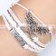 Newest Infinity Bracelet, Wax String Suede Bracelet Anchor Leather Bracelet Infinity Bracelet Wholesale