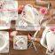 131 PCS 18people square/round bone china dinner sets