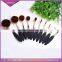 Professional Rose Gold Handle Oval Toothbrush Makeup Brushes Set
