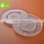 Custom Clear Plastic PS Flat Lids for Paper Cup China Manufactory Price
