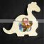 Unfinished handmade decorative animal shaped latest wooden photo frame