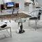 D313 Good selling pu leather dining room table