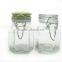 Candy storage glass jar with ceramic lid 250ml