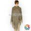 warm winter wear women's cape wool knitting fringe high collar shawl