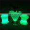 Modern solar charging growing lighting colors change plastic LED stool with CE,ROHS,SGS certificate