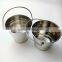 newest metal beer bucket ice barrel decoration pail with attractive printing