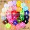 Colorful handmade rhinestone kids chiffon hair flower