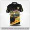 Custom design bowling polo shirt with three buttons up or 1/4 zipper up