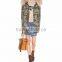 Customized Lady Apparel Urban Midi Camouflage-printed Cotton Fur Parka(DQM010C)