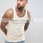2017 High Quality New Design Custom Pink Color Gym Wear Comfortable Cotton/Polyester/Spandex Fashion Men's Sport Tank Vest