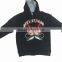 Men's New Apparel 100% Cotton Microfiber printed Custom Zipper -up Hoodies