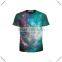 Stylish Galactic T-Shirt Space Clothing Galaxy Art Sublimated T Shirt Festival Wear Soft 100% Polyester Full Sublimation Tees
