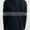 Bulk black plain custom classic style muscle fit hoodies for men